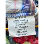 Jams World Vintage Floral Pasa Pasta Scoop Neck Tiered Dress Artsy Size Medium Photo 6