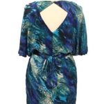 Bisou Bisou  Dress 6 Kimono Belted Jewel Tone Photo 1