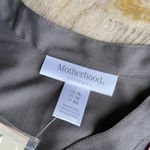 Motherhood Womens Blouse Size 1X Gray Band Jacket Style Shirt NEW Photo 6