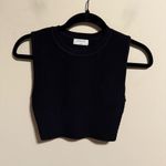 Aritzia Babaton Sculpt Knit Muscle Cropped Tank- Size Small Photo 3