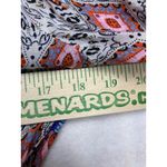 LUUKSE Bohemian Maxi Dress Geometric Print Long Sleeve V Neck Women Size M White Size M Photo 8