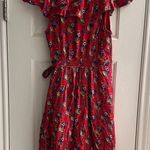Maeve Anthropologie Rosalia Wrap Dress Floral Ruffled V-Neck Sundress Size 6 Photo 3