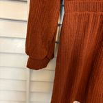 HYFVE  Burnt Orange Ribbed Long Sleeve Romper Size‎ Large Photo 5