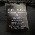 Velvet by Graham & Spenser Dress Chiffon Long Sleeve Black Polka Dot Small Photo 14