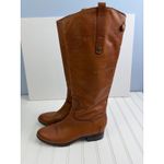 Sam Edelman Penny Riding Boots Whiskey Brown Leather Women's 8 Knee High Preppy Photo 4