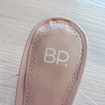 BP Women's Tan Clear Strap Mules Photo 3
