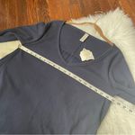 Altar'd State Altar’s State Flowy Navy Waffle Shirt Long Sleeve NWT Photo 5