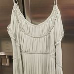 Reiss ππ Thora Pleated Chiffon Dress ~ Aqua US 10 Photo 11