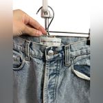 Miss Sixty Elizabeth Sulcer X  Light Wash Distressed Straight-Leg Mom Jeans Photo 2