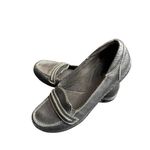 Clarks Womens Black pebbled Leather Loafers Size 9 Photo 5