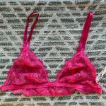 Free People  Pink Lace Bralette Intimates Photo 0