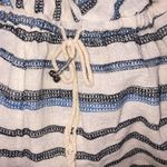 Indigo Rein  size large linen & rayon blend striped romper Photo 7