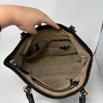 Brahmin  Black Croc Tote Bag Photo 7