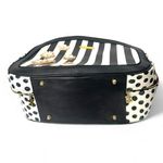 Betsey Johnson Round Weekender Overnight Train Case Bag Tote Travel BIG Flowers Photo 9