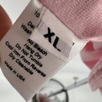 St. Roche Pink Echo Mini Dress Supima Cotton Padded Shoulders Size XL Photo 11