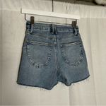 Good American  Light Wash Cut Off Denim Jean Shorts Size 0/25 Photo 1