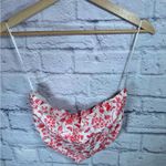 Princess Polly  Juliette Bustier Womens White‎ Pink Floral Cropped Bustier Size 4 Photo 1