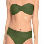 Robin Piccone New.  basil green bikini. M-top/S-bottom. Retails $186 Photo 0