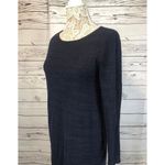 Anthropologie Moth Crossback Knit Long Sleeve Midi Dress in navy size XS Photo 3
