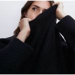 ZARA ✨Black Oversized Chunky Knit Crew
Neck Long Sleeve Sweater✨ Photo 3