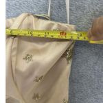 Angel Biba  Women's Mini Dress Pink Gold Stars Strapless Size Small Lined Photo 8