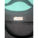 Calvin Klein Black Merino Wool Blend Sweater Dress | Long Sleeve Knit Midi | S Photo 1