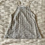 Gilli Grey Cream White Knot Flowy Swing Tank Top Sz S Photo 9