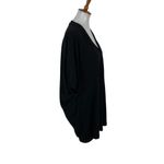 ZARA  Tunic Dress Small Black Short‎ Sleeve Oversized Casual Modern Photo 4