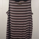  Femme Ribbed Striped Maxi Dress 3x NSW Nike Sportswear Adjustable Straps Photo 0