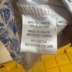 Persifor Tuckernuck Sleeveless Dress White Blue Seashell Print Summer Sport tech Photo 4