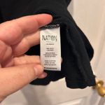 Nation Ltd Valentina Ruffled Tank Top Black Sleeve Women's Size L Casual Basic Photo 4