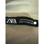 ZARA Women's Beige Short Sleeve Crew Neck Pullover Basic T Shirt Tee Top Size S Photo 2