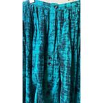 Ba&sh green black acid wash Flowy geometric abstract print cotton mini Skirt 1 Photo 2