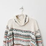Anthropologie [] Pilcro Chunky Knit Boxy Turtleneck Sweater NWT Size Large Petite Photo 4