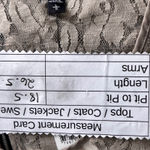 EXPRESS  Lace Top Large Floral Sheer Cover Up Feminine Resortwear Travel Vacation Photo 9