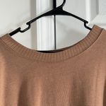 SO  Women's Tan Oversized Sweatshirt Photo 3