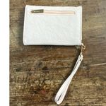 Hanae Mori Faux Leather Purse Wallet Butterfly‎ Shell Pink Travel Bag Paris Photo 1