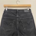 Levi's NWOT Levi’s 721 Black Distressed High Rise Skinny Jeans Photo 7