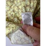 BP Floral Print Top Square Neck Puff Sleeve Crop Top Yellow XS Photo 3