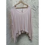 Free People  | Blush Pink Oversized Flowy Top XS Photo 1