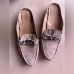Donald Pliner  Women's Bless 8.5 B  Distressed Metallic Mules Light Pink  Taupe Photo 13