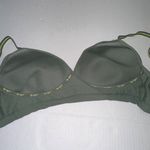 Kindly Yours Large Green Sea Spray Bra Cross Over Hybrid Wireless Photo 8