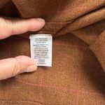 Leith Mini Skirt - Brown with Pink Pattern, Size S Photo 6