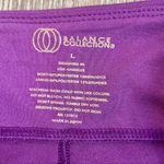 Balance Collection purple yellow black leggings Photo 3