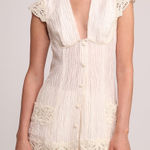 NWT Sabina Musayev Marlen Top in Ivory / Cream Photo 0