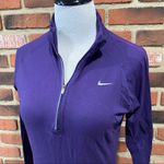 Women's Dri Fit Long Sleeve Top sz S Purple Nike Dri Fit Top Quarter Zip Photo 4