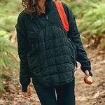 Free People NWT Priscilla Black Jacket Photo 0