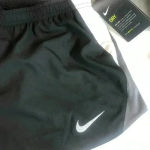 Nike  Dri-fit black lined running shorts sz S NWT Photo 2
