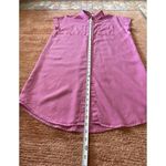 Wonderly  Women's Short Cap Sleeve Shirtdress Hamilton Pink Button Down S Photo 4