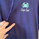 Cuffy’s The Cape Womens Hooded Long Sleeve Shirt Blue Size M Photo 5